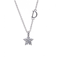 Necklace Damiani Woman in White Gold Diamante 0.28 Ct 20074564